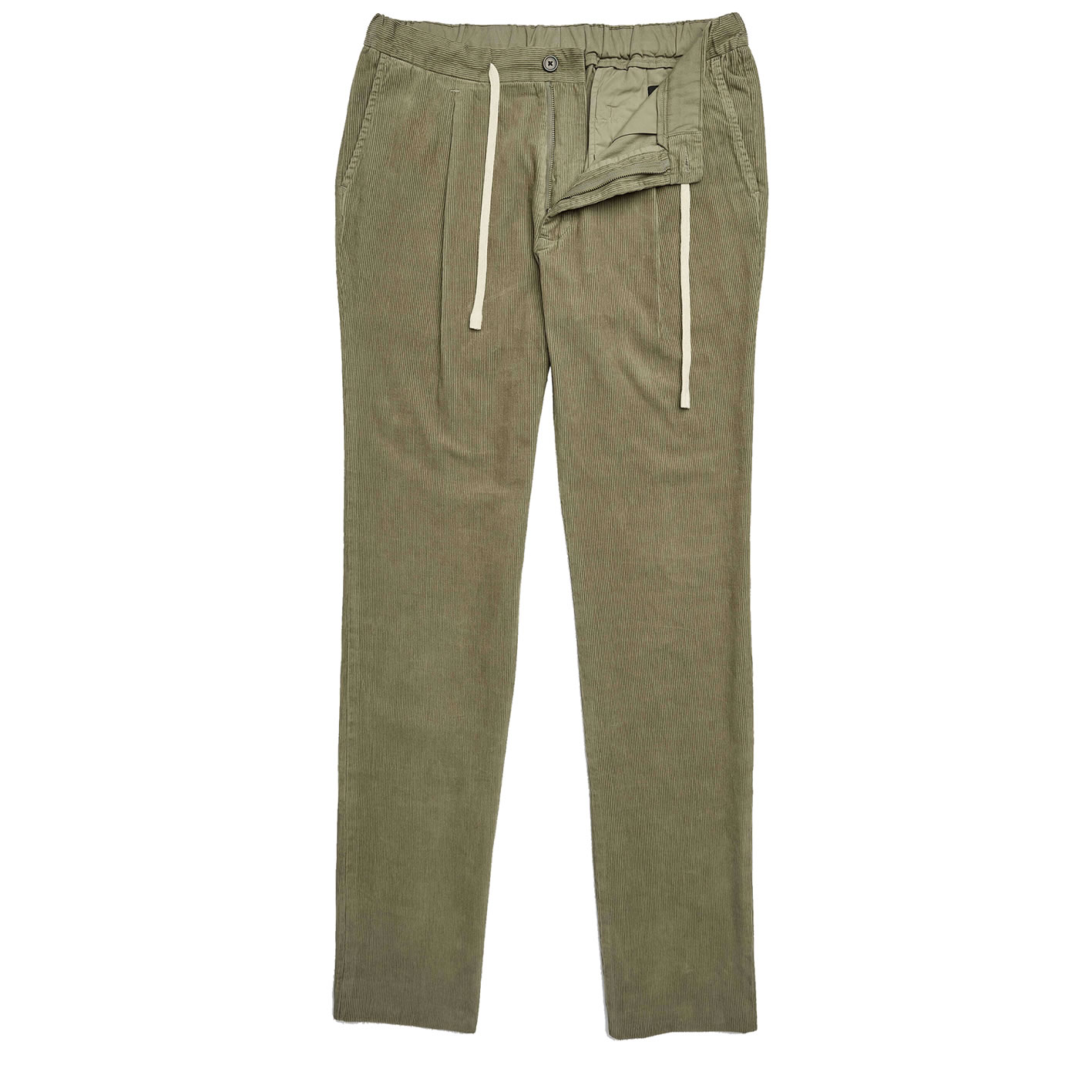 Spier & Mackay Green Corduroy Easy Trouser